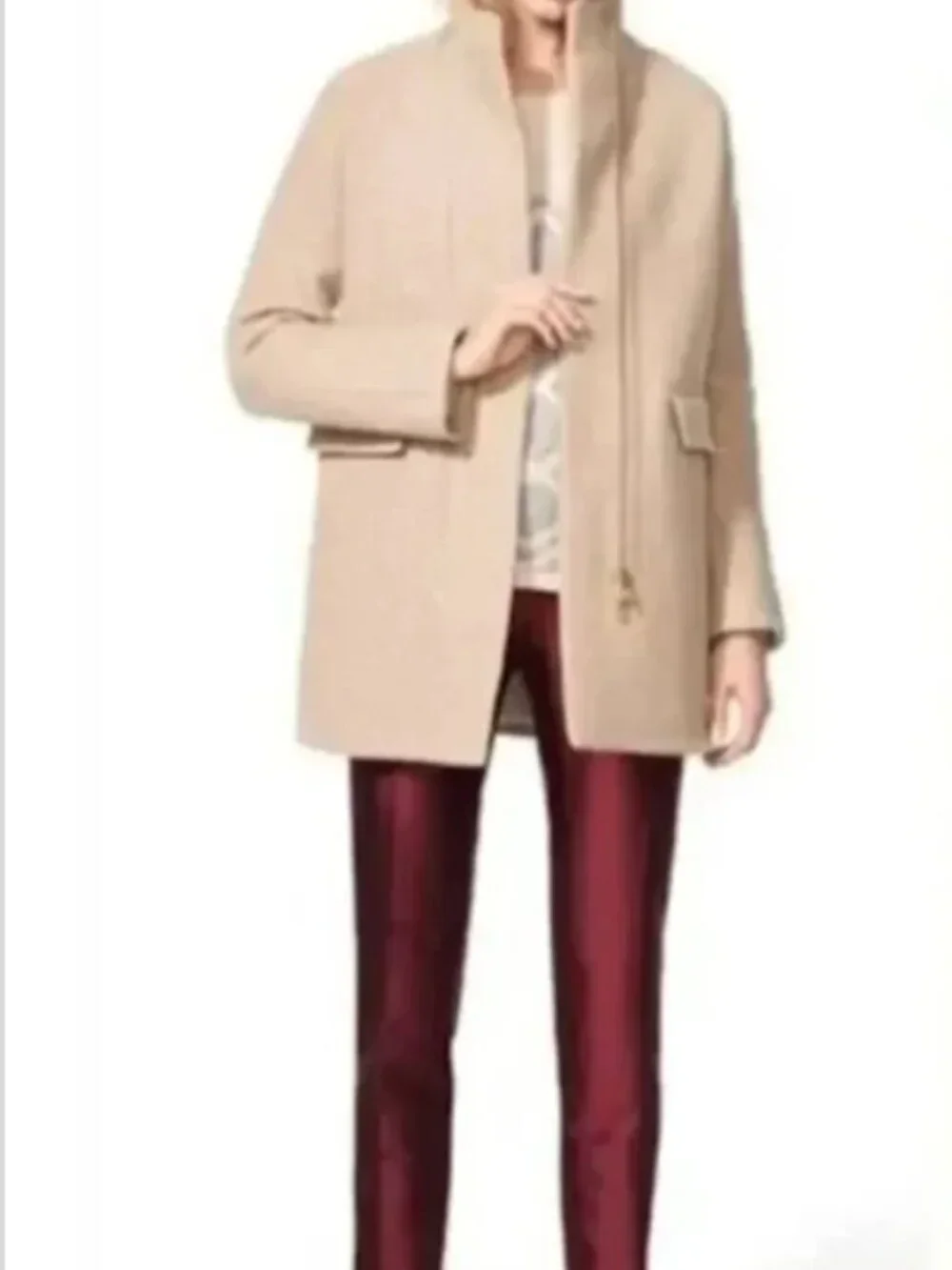 J.Crew Stadium Cloth by Nello Gori cocoon coat - Picture 2 of 9